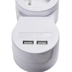 Multiprise 4x16A et 2 usb blanc^Gifi Outlet
