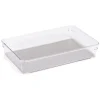 Best Organiseur de tiroir plastique transparent 25x16,3xH.4,8cm Rangement