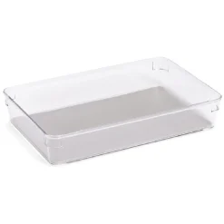 Best Organiseur de tiroir plastique transparent 25x16,3xH.4,8cm Rangement