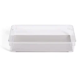 Best Organiseur de tiroir plastique transparent 25x16,3xH.4,8cm Rangement