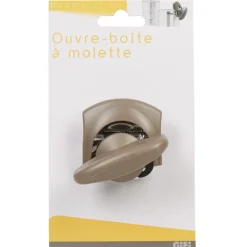 Gifi Préparation Culinaire^Ouvre-boîte à molette taupe