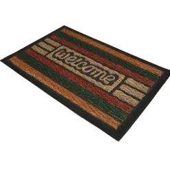 Best Paillasson coco design bariolé Welcome Nettoyage Et Entretien