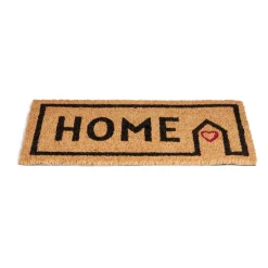 Best Paillasson coco Home coeur marron et noir 25x55cm Nettoyage Et Entretien