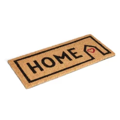 Best Paillasson coco Home coeur marron et noir 25x55cm Nettoyage Et Entretien