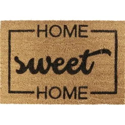 Best Paillasson coco rectangulaire inscription Home Sweet Home 60x40cm Nettoyage Et Entretien