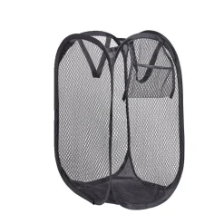 Hot Panier à linge 20L pliable avec poignées 23,5x23,5x46,5cm Entretien Du Linge