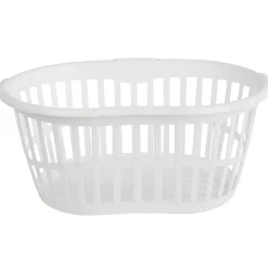 Outlet Panier à linge ovale blanc 30 L Entretien Du Linge