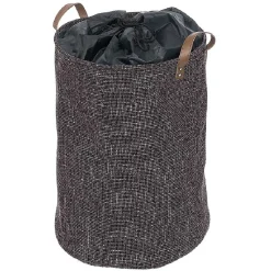 Sale Panier à linge rond gris 56L Entretien Du Linge