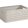 Discount Panier avec poignées design rotin beige 6 L Entretien Du Linge