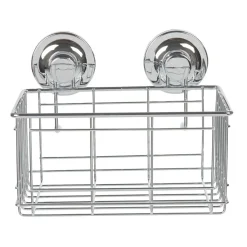 Panier de douche à ventouse inox^Gifi Online