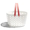 Best Panier de rangement plastique blanc ajouré 31x21xH19cm - 3 modèles Rangement