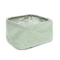 Best Panier de rangement vert ou marron 17x12xH10cm - 2 modèles Rangement