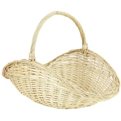 Panier porte bûche osier grand modèle^Gifi New