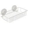 Panier serviteur de douche à ventouse blanc^Gifi Outlet