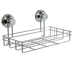 Panier serviteur de douche à ventouse inox^Gifi Outlet