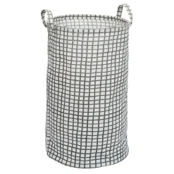 Hot Panière à linge en tissu Ø40xH60cm Entretien Du Linge