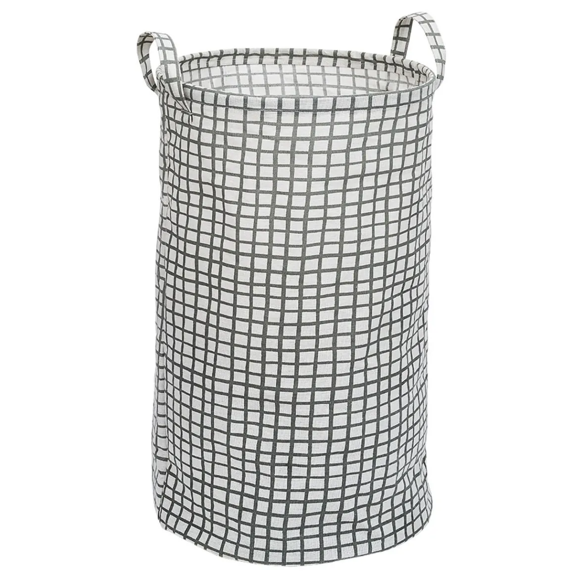 Hot Panière à linge en tissu Ø40xH60cm Entretien Du Linge