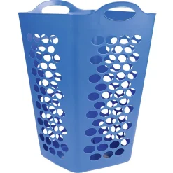 Hot Panière à linge flexible 70 L bleue Entretien Du Linge
