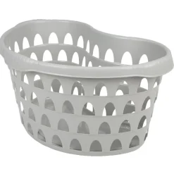 Outlet Panière à linge ovale gris Entretien Du Linge