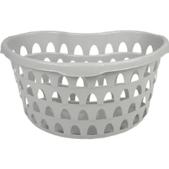 Outlet Panière à linge ovale gris Entretien Du Linge