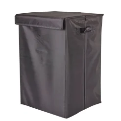 Outlet Panière à linge pliable noire Entretien Du Linge