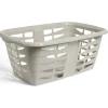 Online Panière à linge rectangulaire 31,5L 59x24xH39,5cm plastique gris Entretien Du Linge