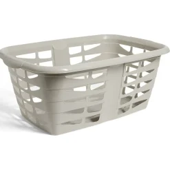 Online Panière à linge rectangulaire 31,5L 59x24xH39,5cm plastique gris Entretien Du Linge
