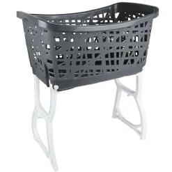 Discount Panière à linge sur pieds et roulettes Entretien Du Linge