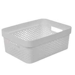 Online Panière bac de rangement 11 L blanc Entretien Du Linge