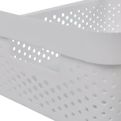 Online Panière bac de rangement 11 L blanc Entretien Du Linge
