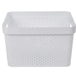 Online Panière bac de rangement 17 L blanc Entretien Du Linge