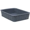 Outlet Panière bleue effet tressé 2 L Entretien Du Linge