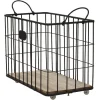 Best Panière bois/métal taille M Rangement