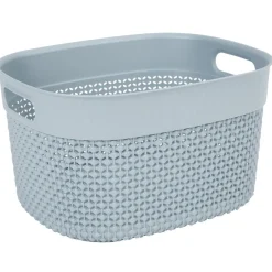 Discount Panière de rangement gris 6 L Entretien Du Linge
