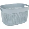 Sale Panière de rangement gris 18 L Entretien Du Linge