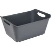 Sale Panière de rangement grise 10 L Entretien Du Linge