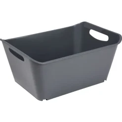 Sale Panière de rangement grise 10 L Entretien Du Linge