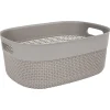 Discount Panière de rangement taupe 12 L Entretien Du Linge