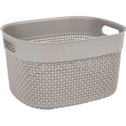 Online Panière de rangement taupe 6 L Entretien Du Linge