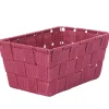 Discount Panière de rangement tressée violette taille S Entretien Du Linge