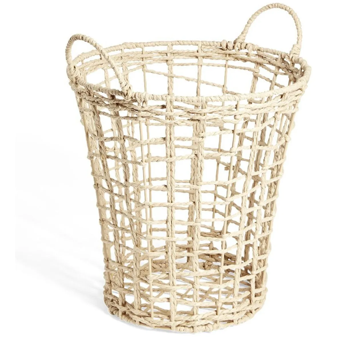 Best Panière en corde jute naturel Ø30xH30cm Rangement