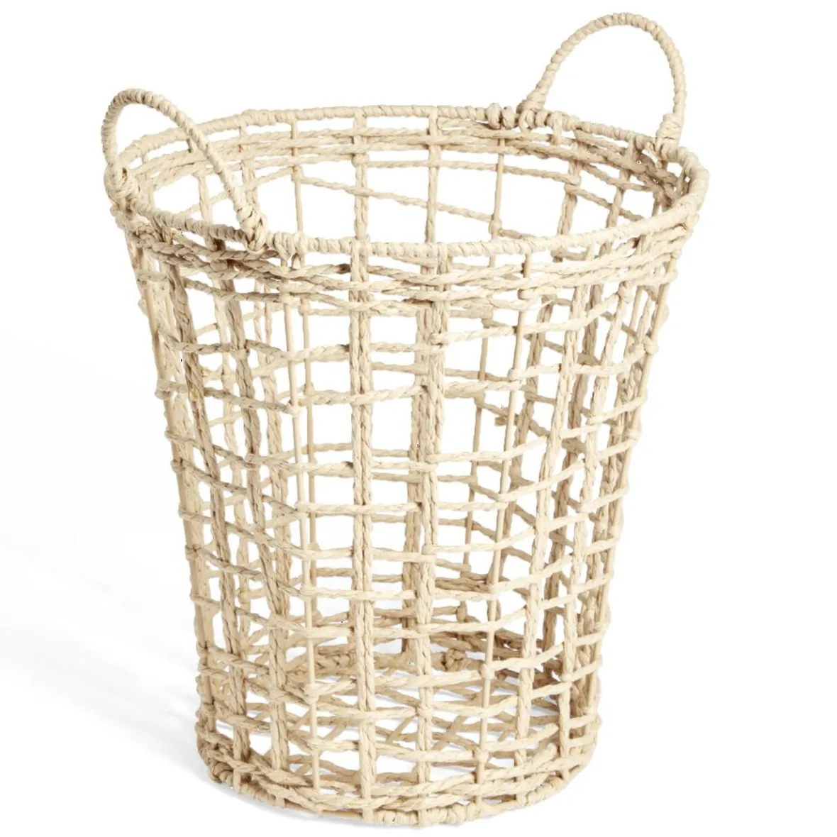 Best Panière en corde jute naturel Ø30xH30cm Rangement