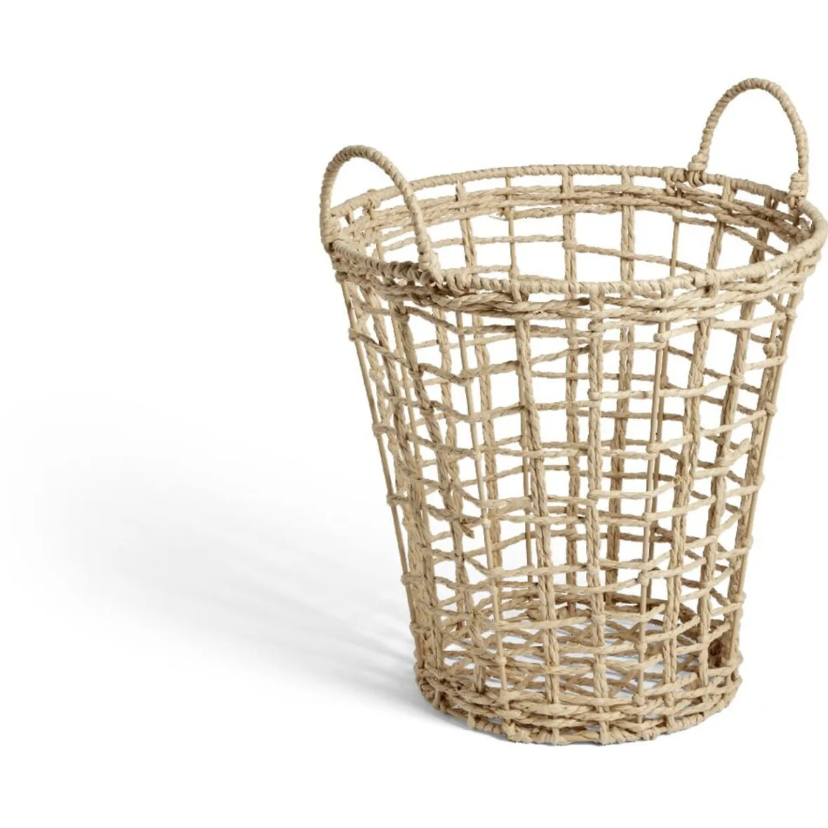 Best Panière en corde jute naturel Ø30xH30cm Rangement