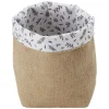 Best Panière en jute 12x12xH.16 cm Rangement
