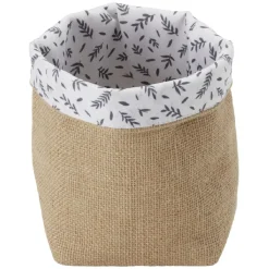 Best Panière en jute 12x12xH.16 cm Rangement