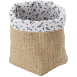 Best Panière en jute 12x12xH.16 cm Rangement