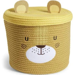 Best Panière enfant tigre Ø30xH25,5cm Rangement