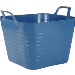 Best Panière flexible 27 L bleu Rangement