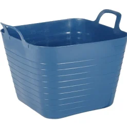 Best Panière flexible 27 L bleu Rangement