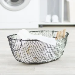 Discount Panière métal Entretien Du Linge